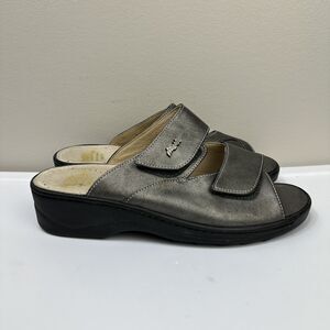 Hallux by Fidelio Sandals Hedi H Women Size EU 40 US 9 Metallic Leather Comfort